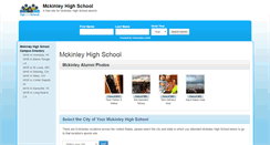Desktop Screenshot of mckinleyhighschool.org